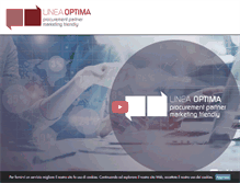 Tablet Screenshot of linea-optima.it